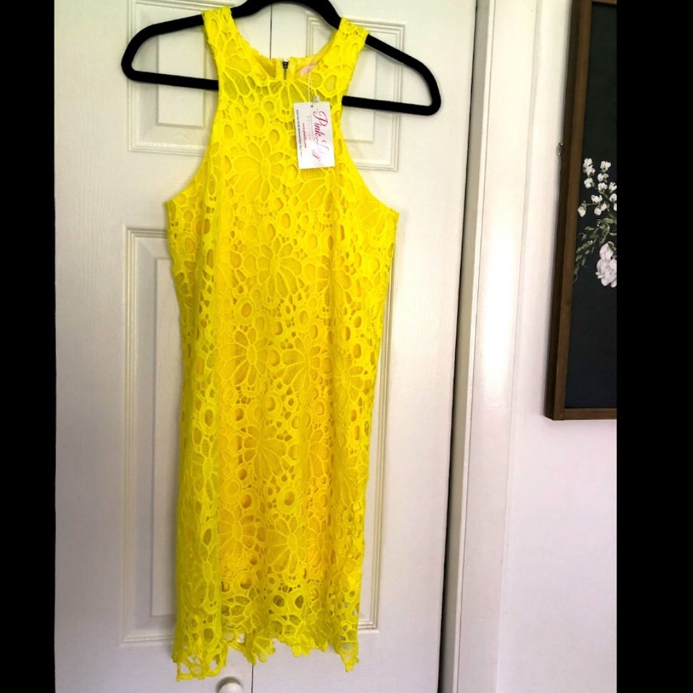 NWT Pink Lily Boutique Bright Yellow Dress